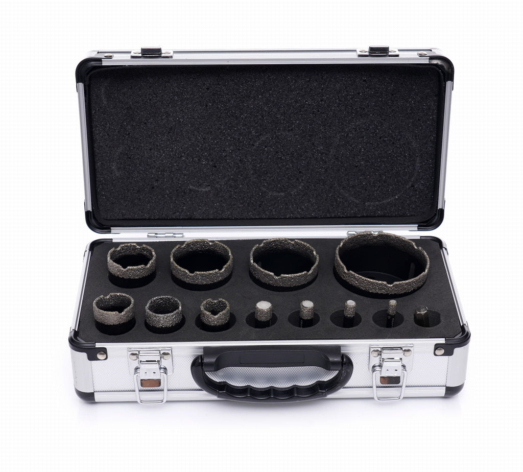 Set Carote Diamantate 12 Buc 6-68mm M14 Valiza, Kraft&Dele KD11227