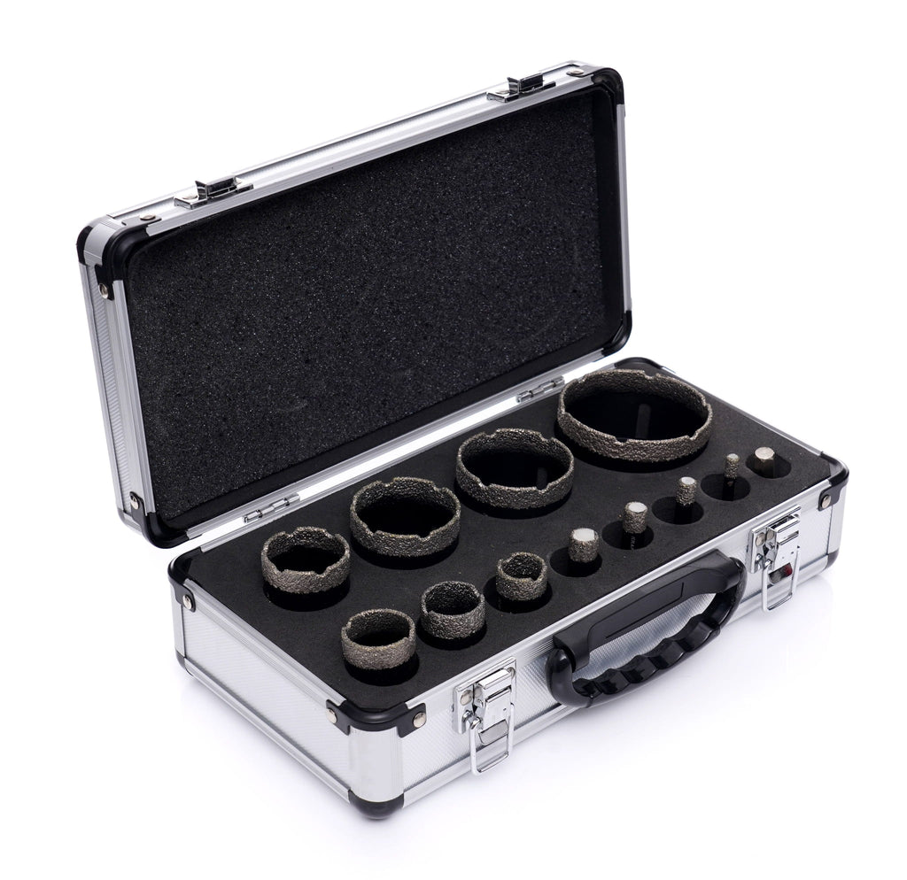 Set Carote Diamantate in Valiza M14 6- 68 , 12 Buc, Kraft&Dele KD11227