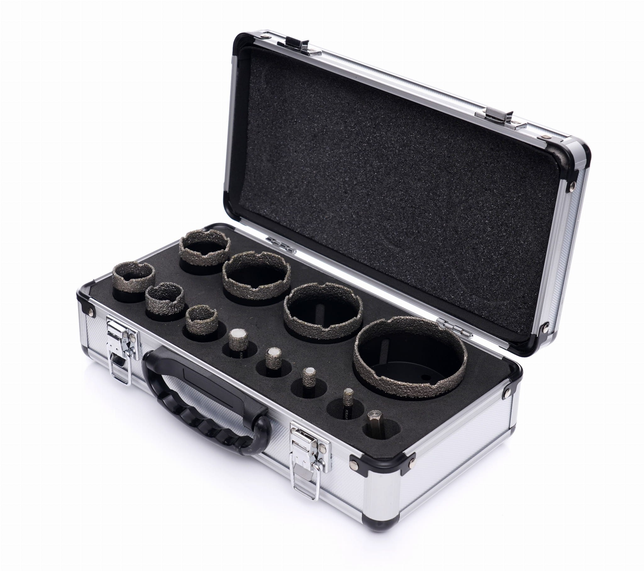 Set Carote Diamantate in Valiza M14 6- 68 , 12 Buc, Kraft&Dele KD11227