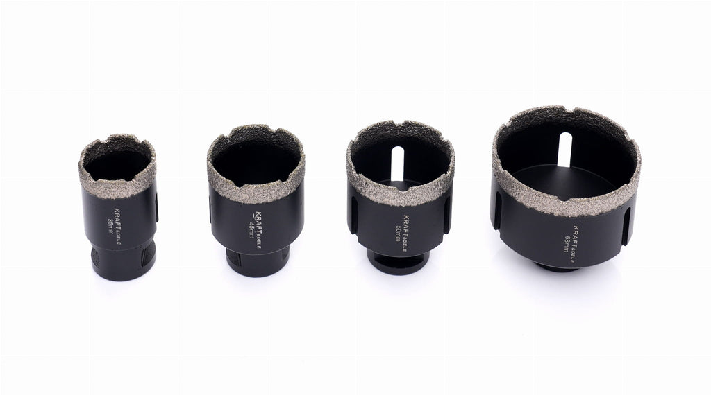Set Carote Diamantate in Valiza M14 6- 68 , 12 Buc, Kraft&Dele KD11227