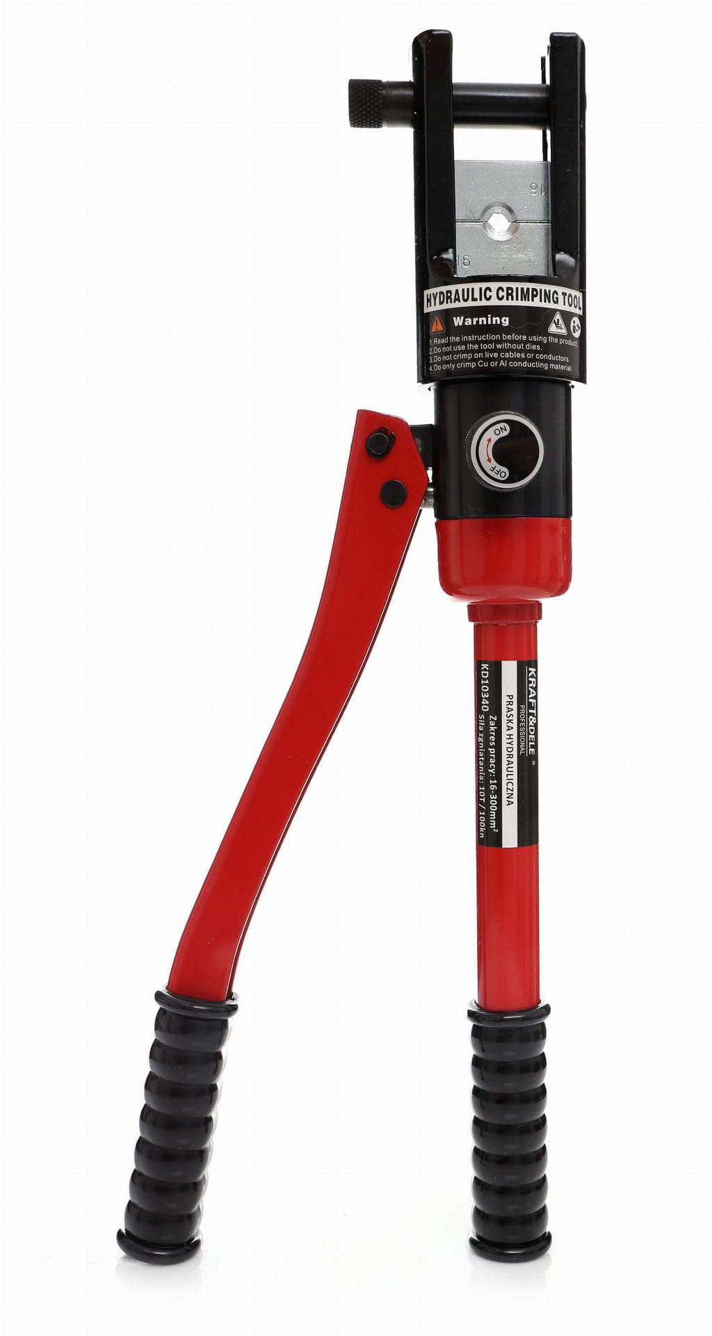 Presa Hidraulica Manuala Sertizare 10T 300 mm², Kraft&Dele KD10340