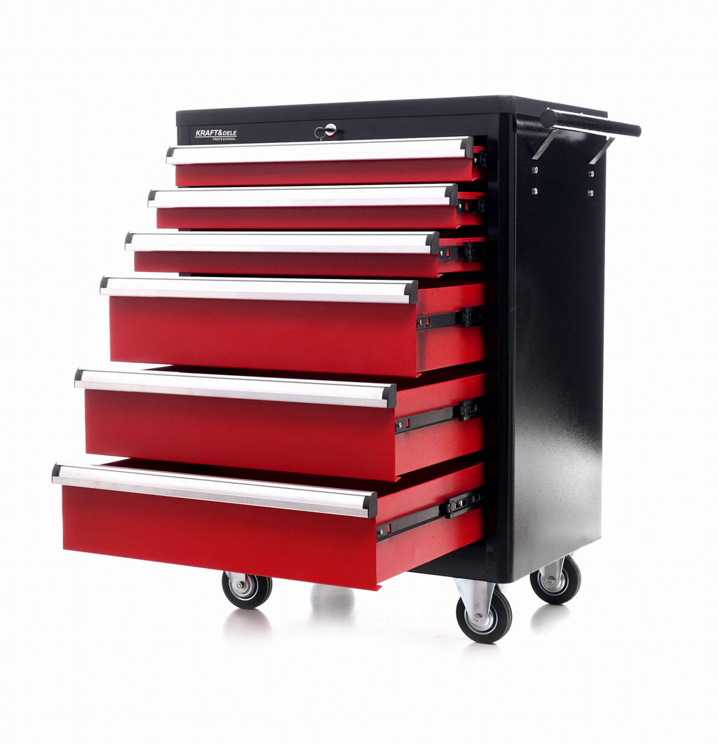 Dulap Scule 6 Sertare 70x48x83.5 cm 15 kg cu Roti, Kraft&Dele KD370
