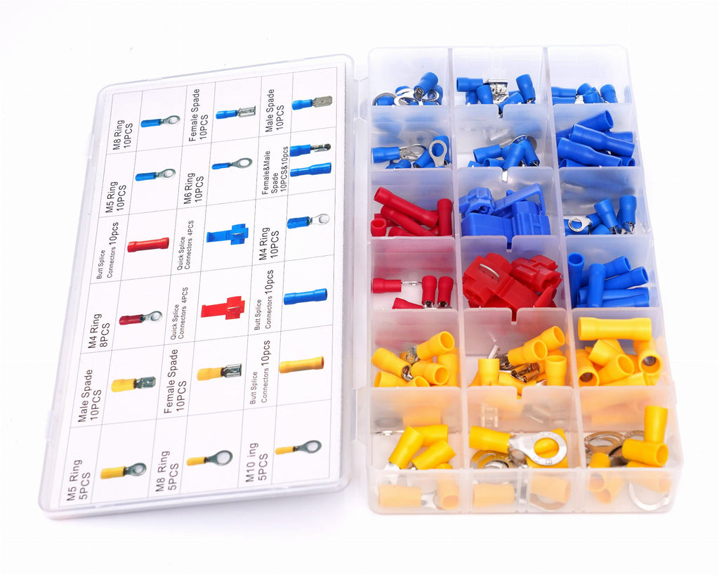 Set de Conectori Izolati 160 Buc, Kraft&Dele KD10487