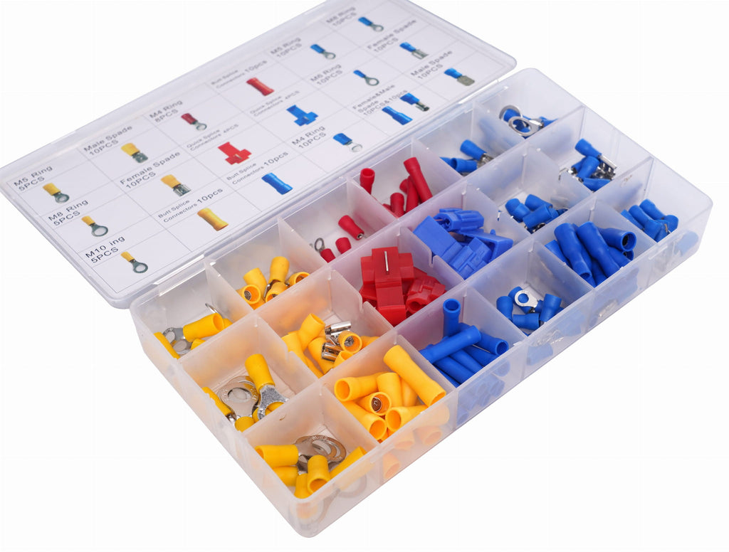 Set de Conectori Izolati 160 Buc, Kraft&Dele KD10487