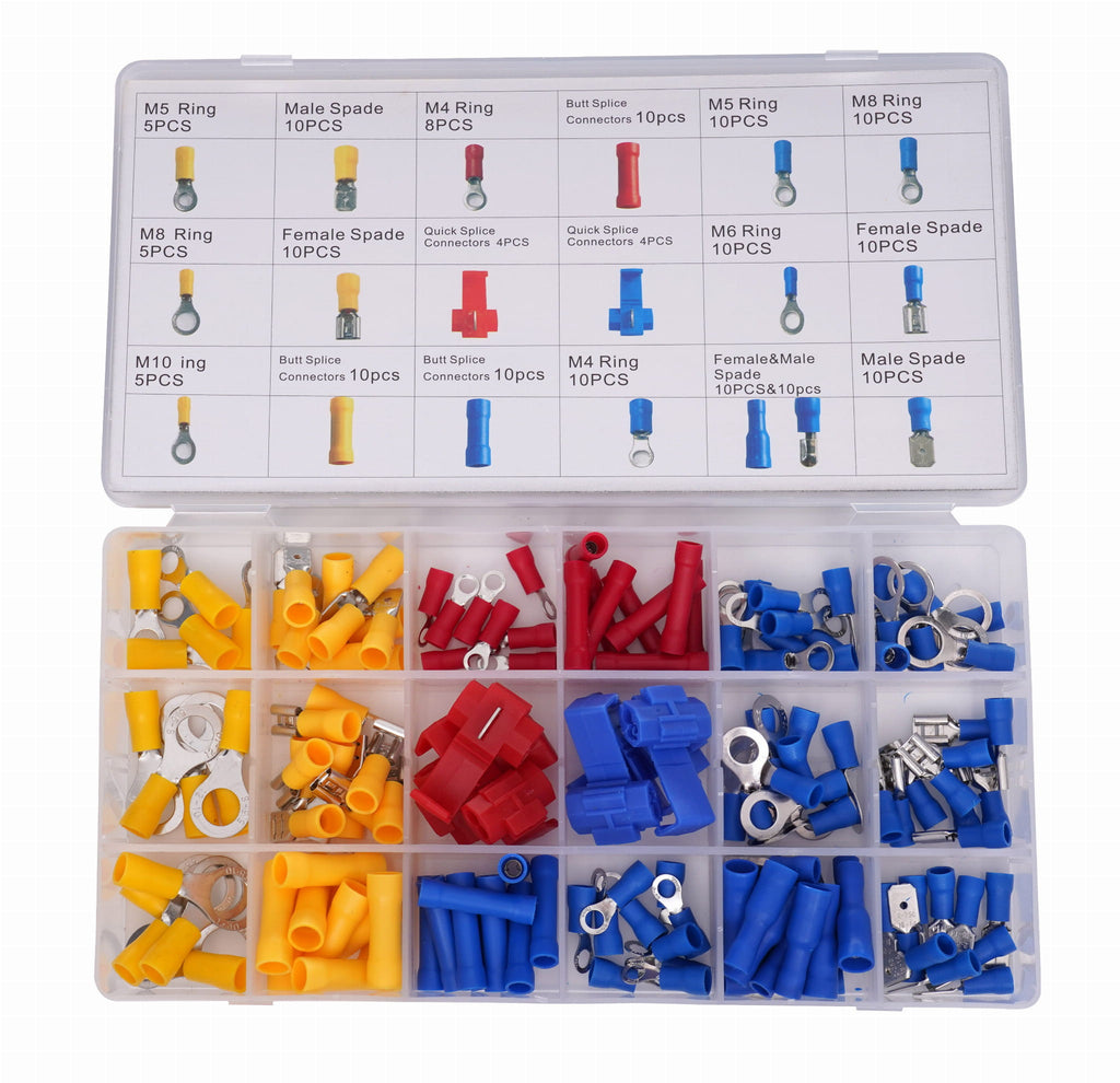 Set de Conectori Izolati 160 Buc, Kraft&Dele KD10487