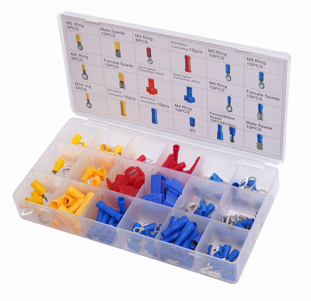 Set de Conectori Izolati 160 Buc, Kraft&Dele KD10487