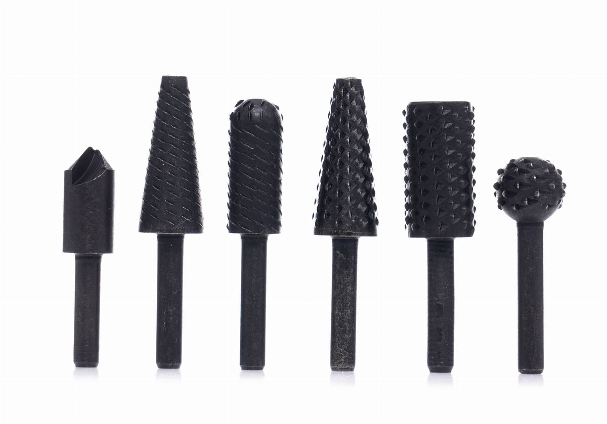 Freze pentru Lemn si Metal 3+3 Piese Set, Kraft&Dele KD11214