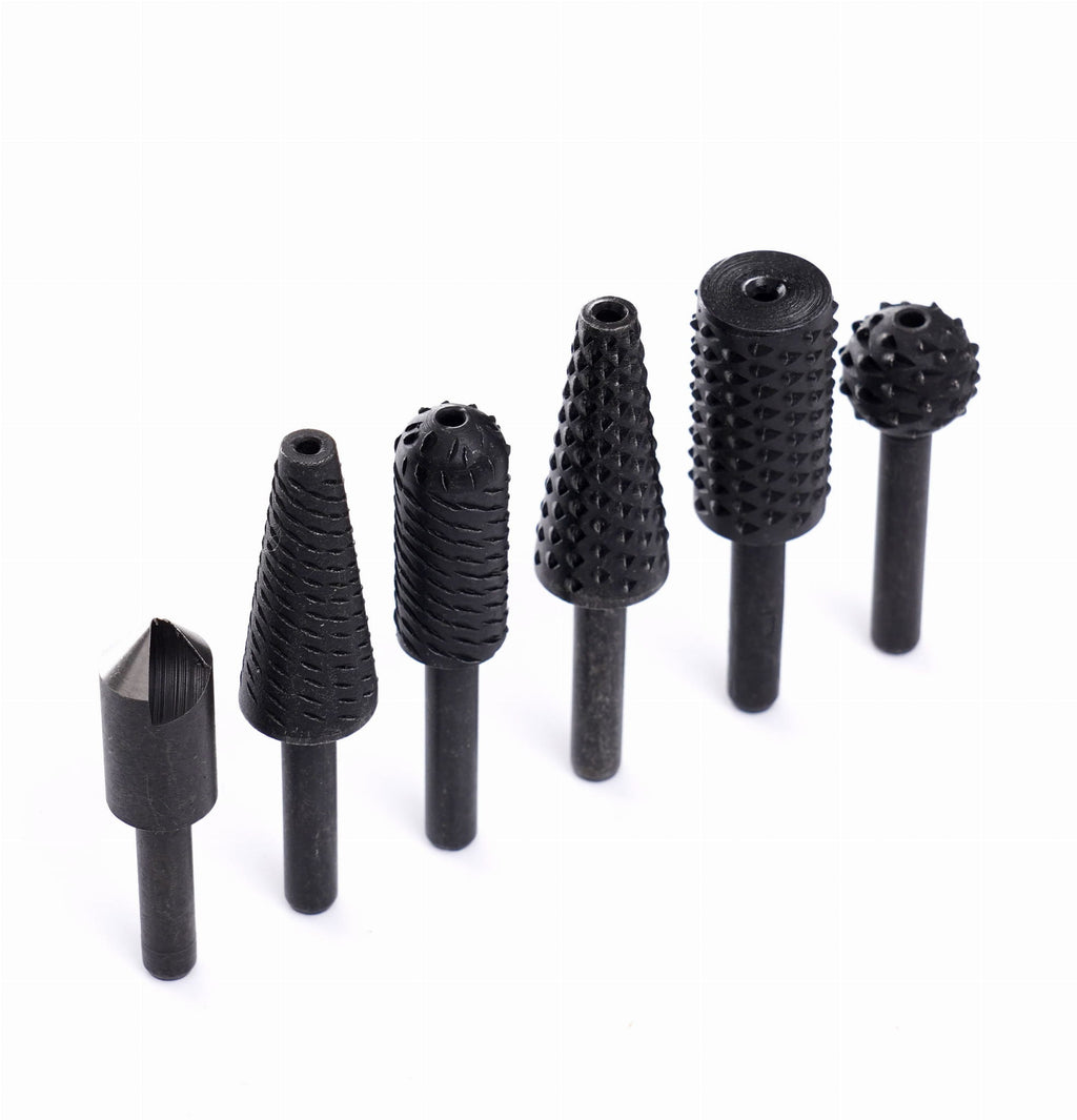 Freze pentru Lemn si Metal 3+3 Piese Set, Kraft&Dele KD11214