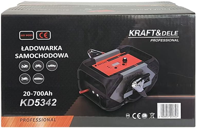 Prostownik z rozruchem 20-700Ah 12/24V 85A KD5342 30