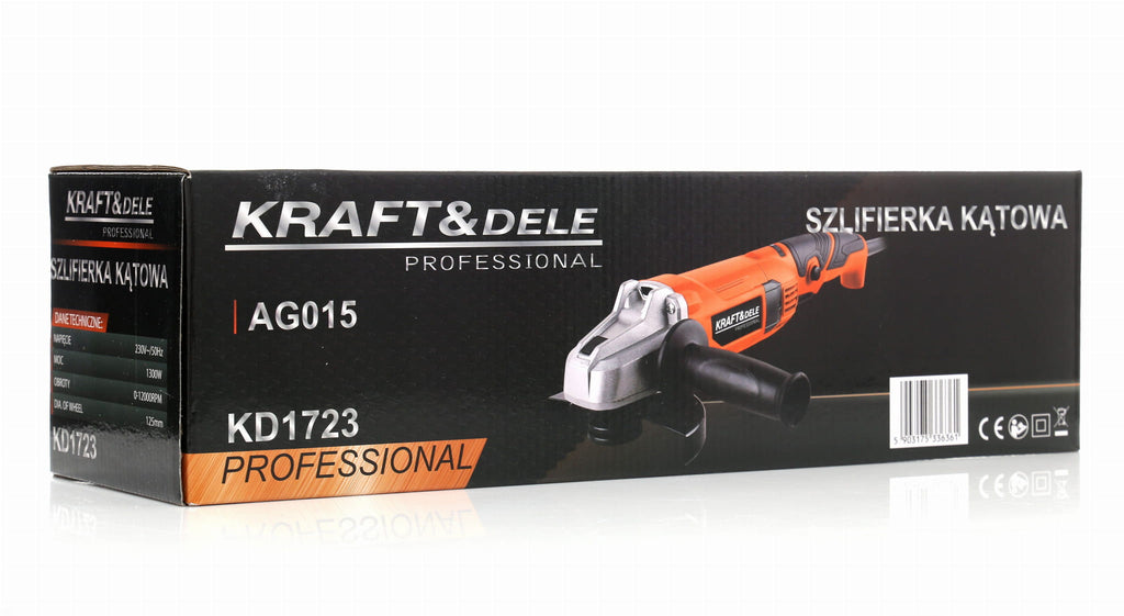 Polizor Unghiular 1300W , Variator Turatie, Kraft&Dele KD1723