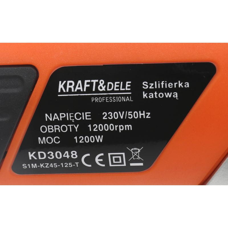 Polizor Unghiular 125mm , 1700W, Kraft&Dele KD3048