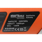 Polizor Unghiular 125mm , 1700W, Kraft&Dele KD3048