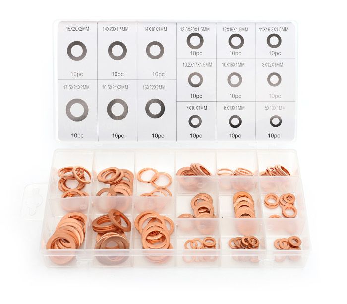 Saibe Cupru 150 Bucati Set, Kraft&Dele KD10503