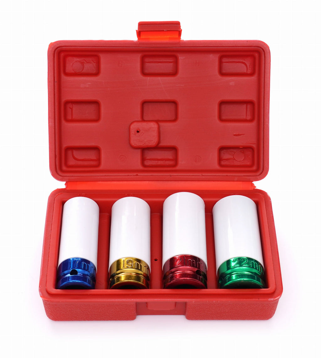 Tubulare Jante Set 4 bucati 17-22mm 1/2, Kraft&Dele KD10523