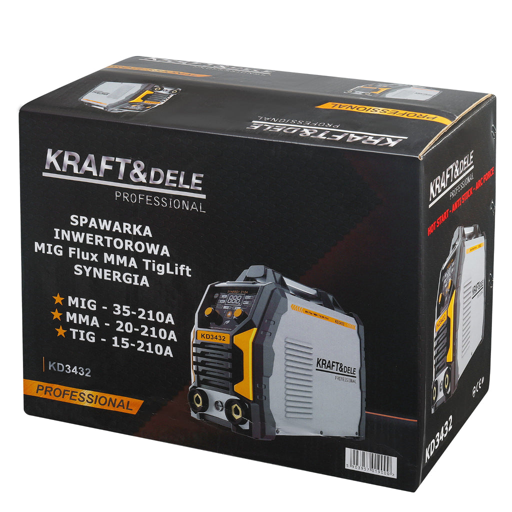 Aparat de Sudura MIG Flux MMA Tiglift, Kraft&Dele KD3432