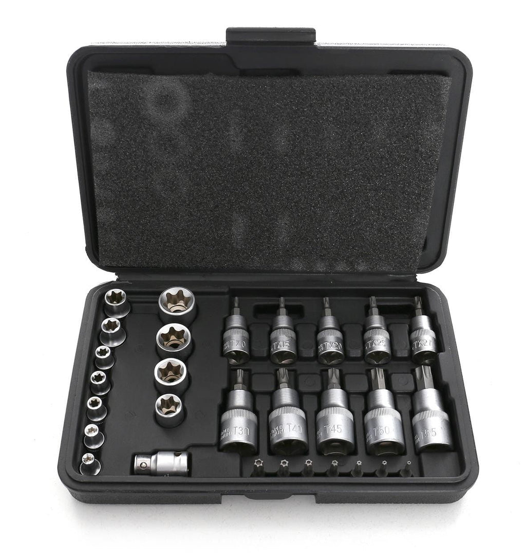 Set Biti si Tubulare Torx 30 Piese, Kraft&Dele KD10242
