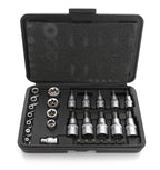 Set Biti si Tubulare Torx 30 Piese, Kraft&Dele KD10242