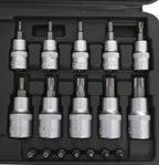 Set Biti si Tubulare Torx 30 Bucati, Kraft&Dele KD10242