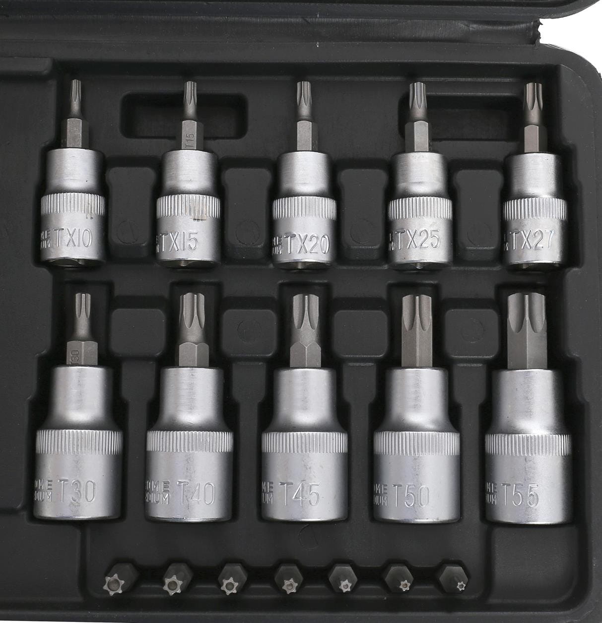 Set Biti si Tubulare Torx 30 Bucati, Kraft&Dele KD10242
