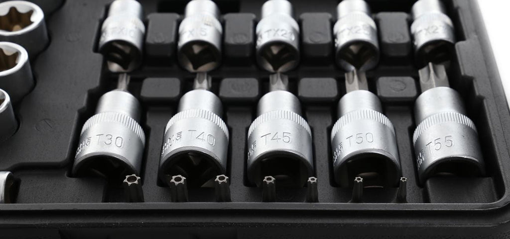 Set Biti si Tubulare Torx 30 Bucati, Kraft&Dele KD10242