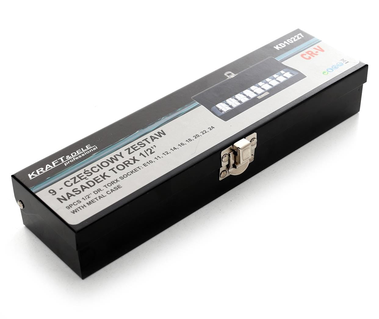 Set Tubulare Torx 9 Bucati Valiza, Kraft&Dele KD10227