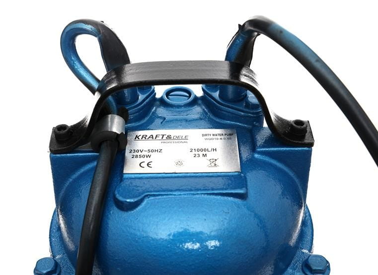 Apa Murdara cu Tocator Pump 230V, 2850W, Debit 350/min, H Refulare 23m, Submersibila, Kraft&Dele KD754