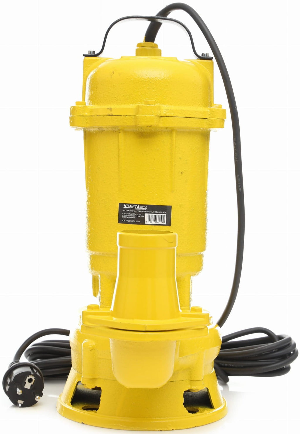 Pump Submersibila de Apa cu Tocator si Plutitor 3100W, Kraft&Dele KD761