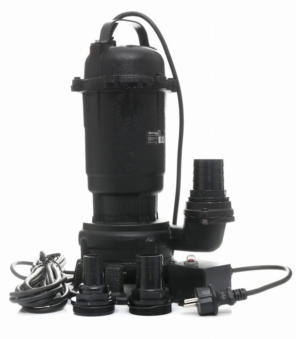 Pompa apa murdara cu tocator si solenoid 230V, 3200W, debit 416l/min, H refulare 20m, submersibila , Kraft&Dele KD764