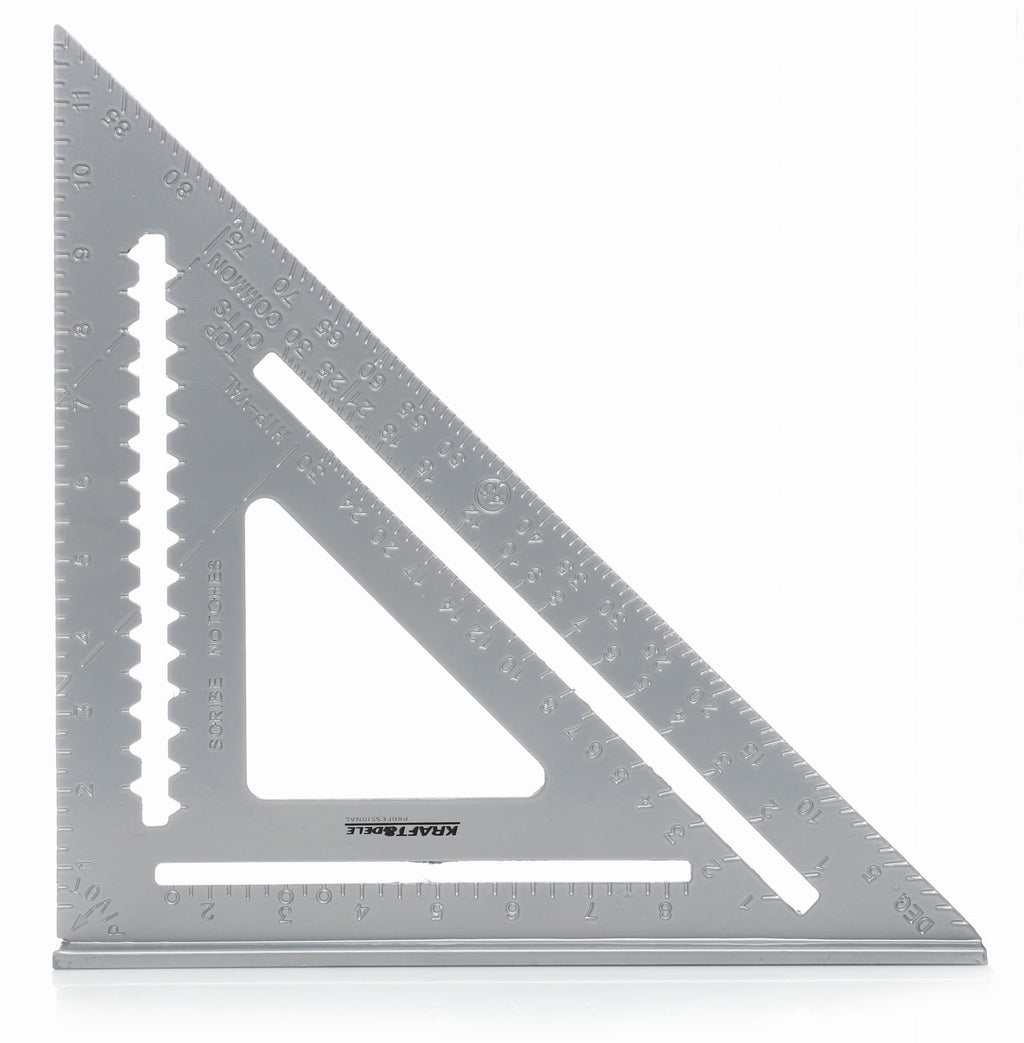 Echer Aluminiu 30cm pentru Tamplarie si Constructii, Kraft&Dele KD10373