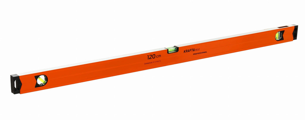 Nivela Boloboc 120cm cu Baza Magnetica si 3 Nivele, Kraft&Dele KD10314