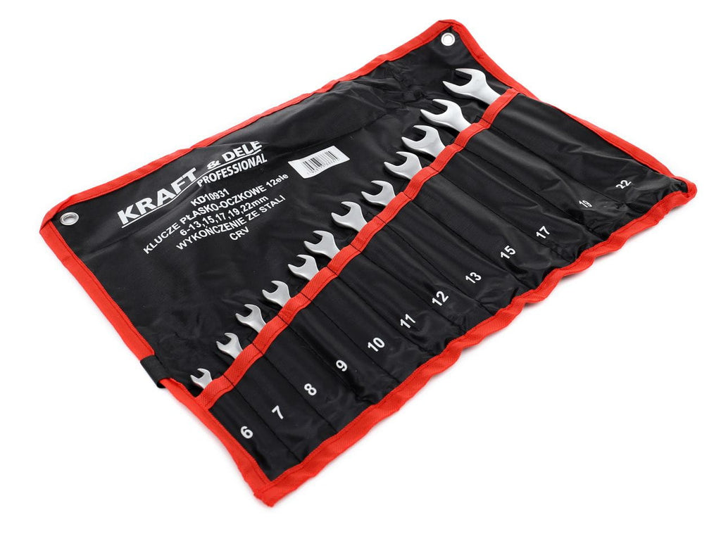 Set de Chei Combinate, 12 Piese 6-22 mm, Kraft&Dele KD10931