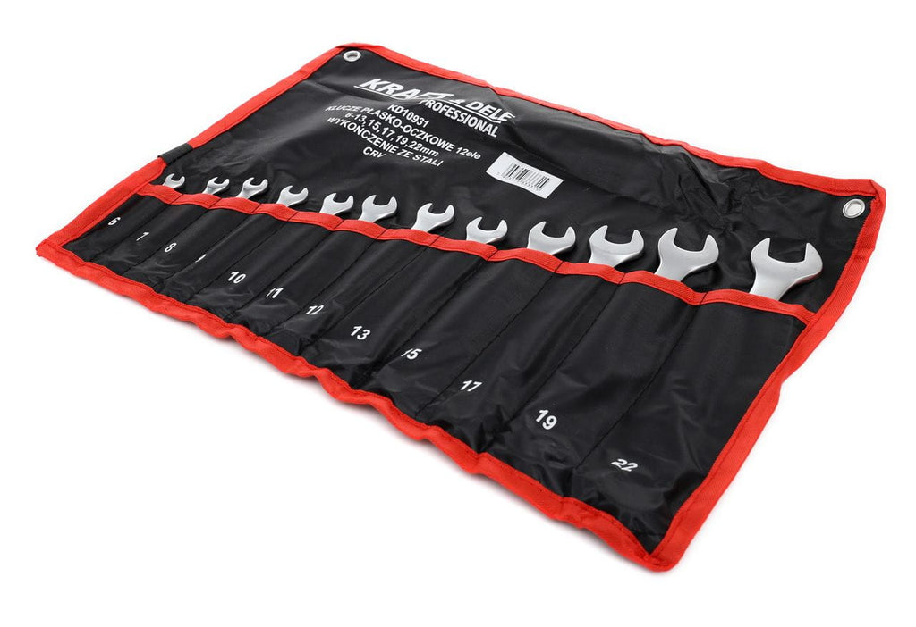 Set de Chei Combinate, 12 Piese 6-22 mm, Kraft&Dele KD10931