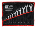 Set Chei Combinate 12 Piese 6-32 mm Otel CRV Cromat, Kraft&Dele KD10938