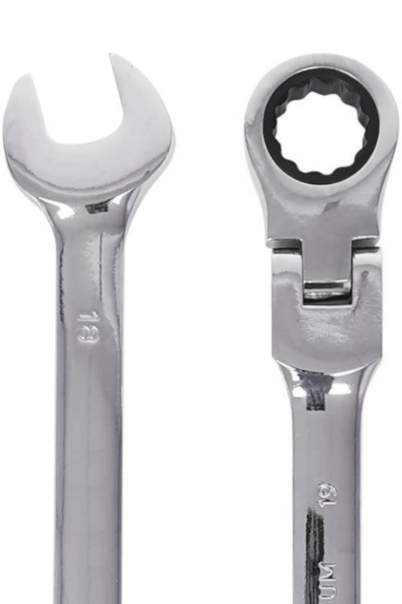 Chei Combinate Fixe-inelare cu Clichet Articulate 12 Bucati, Kraft&Dele KD10947