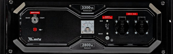 MTX RS-4000E - Panou de control