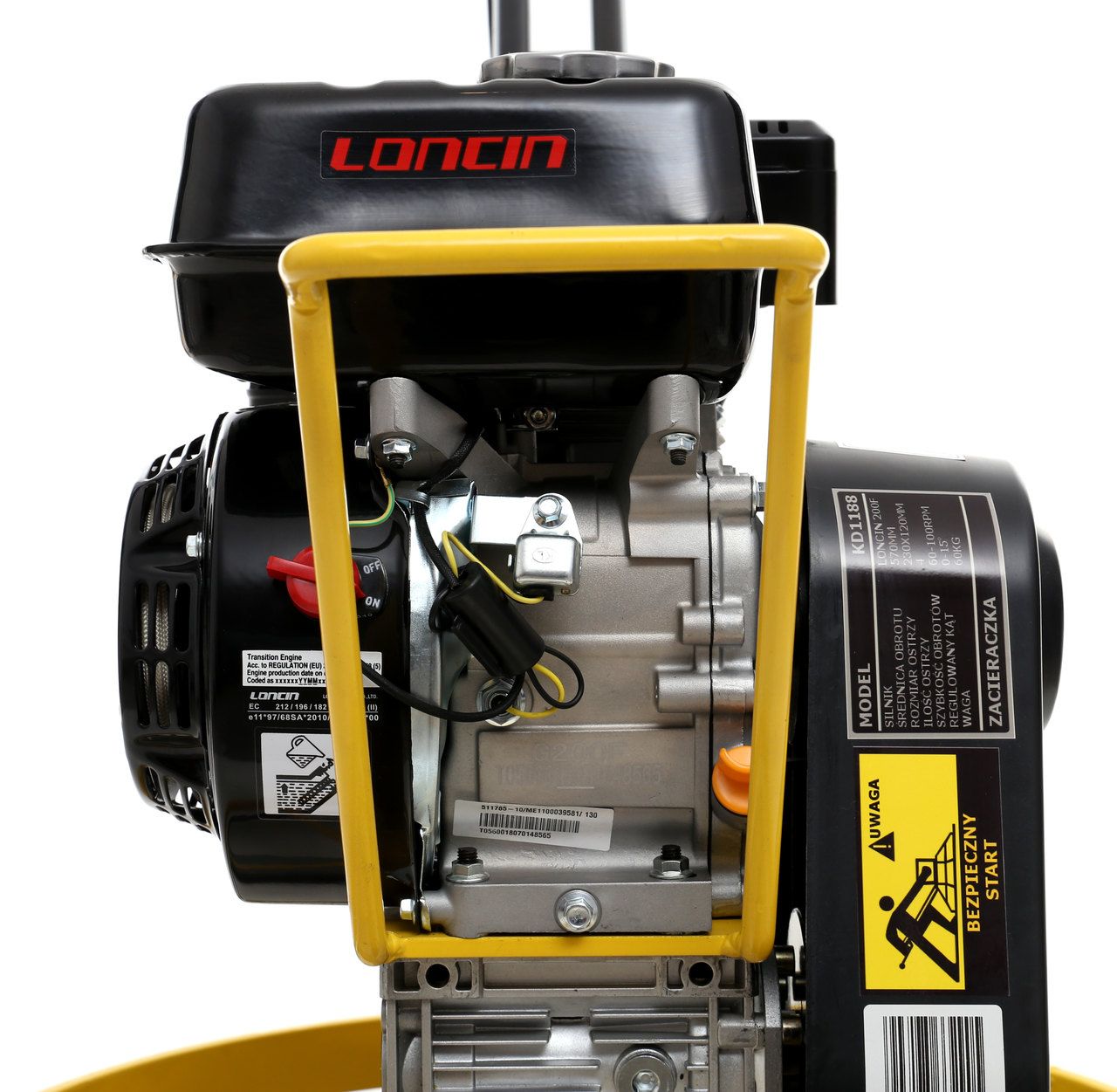 Masina Finisat Beton Elicopter 57cm , 6.5CP Loncin, Kraft&Dele KD1188