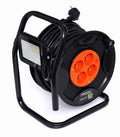 Prelungitor Bobinat 30m 4 Prize 250V 6A LED 20W IP65, Kraft&Dele KD4037