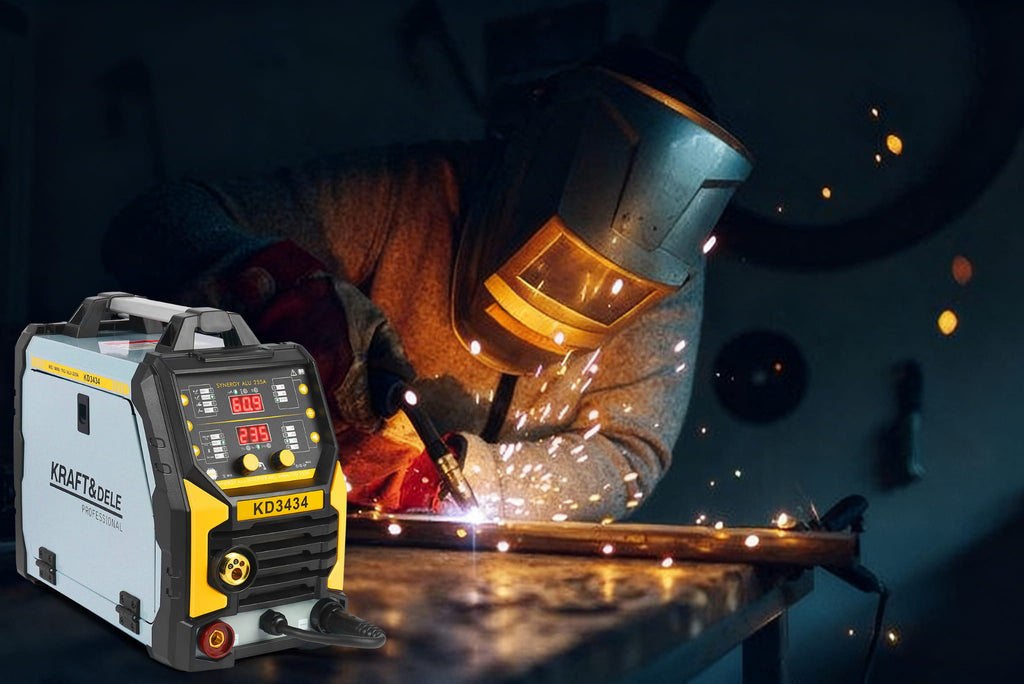 Aparat de Sudura 255A Mig/flux/mma/lift Tig/alu, Kraft&Dele KD3434