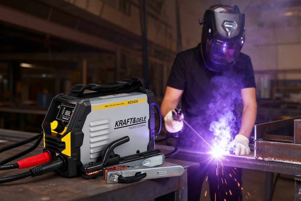 Aparat Sudura Invertor MMA TIG Lift Pulse 330A, Kraft&Dele KD3430