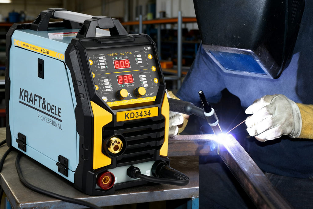 Aparat de Sudura 255A Mig/flux/mma/lift Tig/alu, Kraft&Dele KD3434