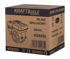 Motor Termic Benzina 15CP 420cm3 Ax 25mm Pornire Manuala si Electrica, Kraft&Dele KD6552 15