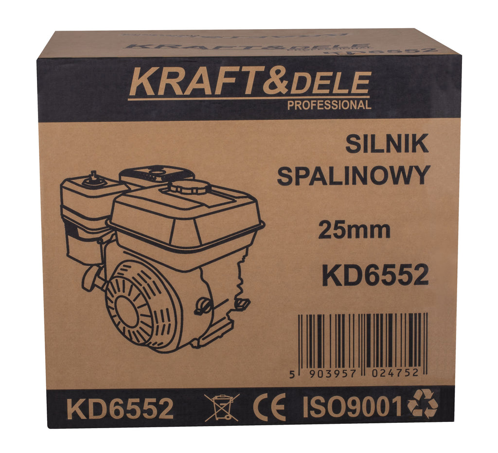 Motor Termic Benzina 15CP 420cm3 Ax 25mm Pornire Manuala si Electrica, Kraft&Dele KD6552 16