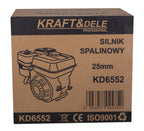 Motor Termic Benzina 15CP 420cm3 Ax 25mm Pornire Manuala si Electrica, Kraft&Dele KD6552 16