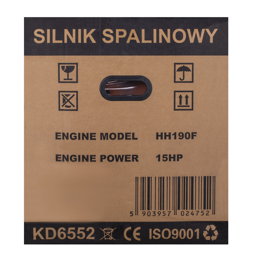 Motor Termic Benzina 15CP 420cm3 Ax 25mm Pornire Manuala si Electrica, Kraft&Dele KD6552 17