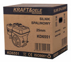 Motor Termic Benzina 15CP 420cm3 Ax 25mm Pornire Manuala, Kraft&Dele KD6551 14