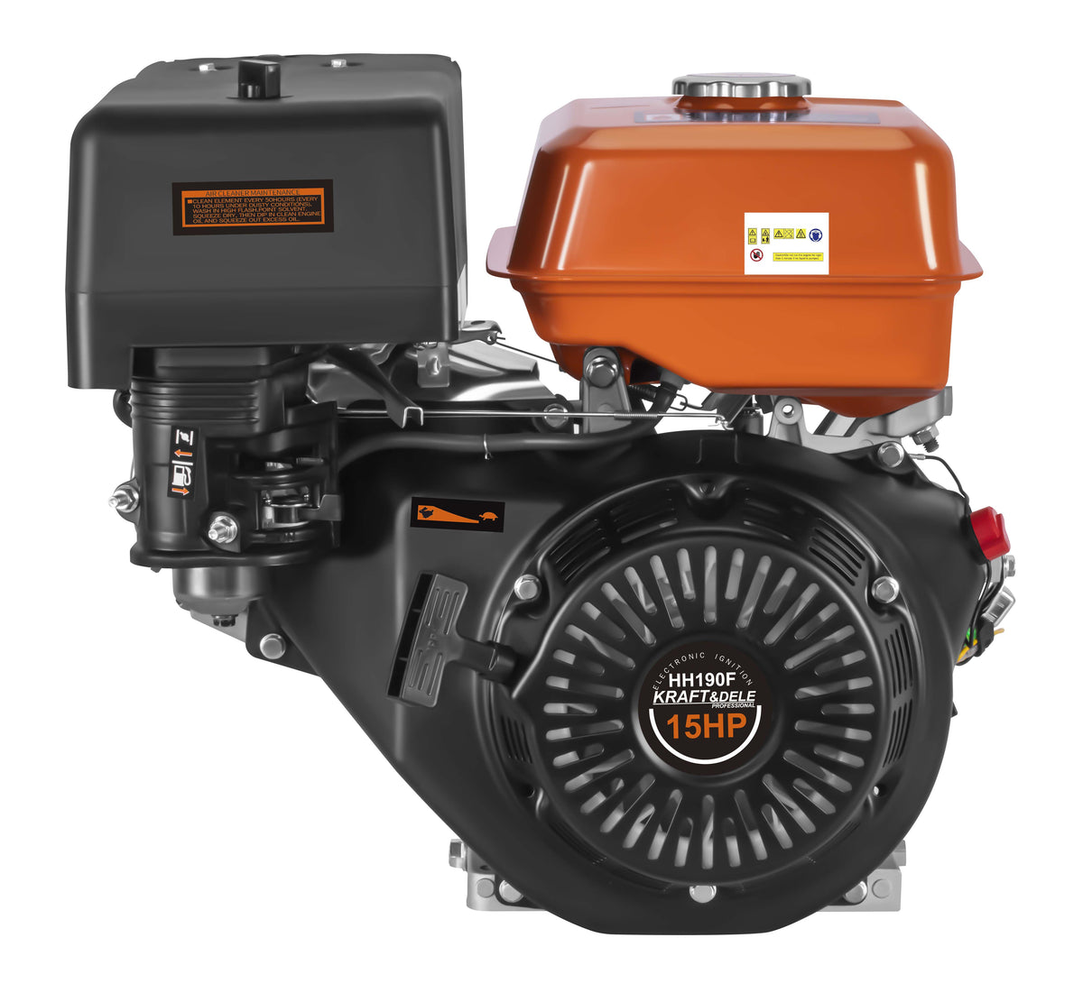 Motor Termic Benzina 15CP 420cm3 Ax 25mm Pornire Manuala, Kraft&Dele KD6551 3