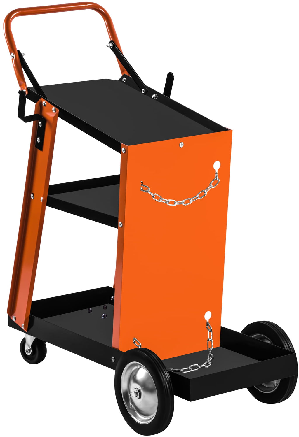Carucior Sudura 75kg capacitate, 3 rafturi, Kraft&Dele KD373 - imaginea 6