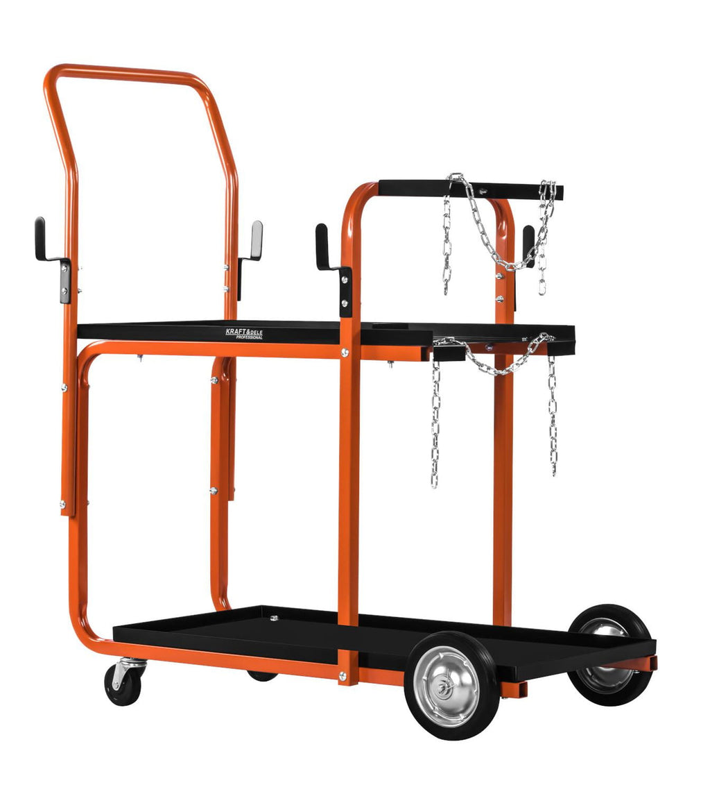Carucior Sudura Profesional 70kg 4 Roti, Kraft&Dele KD372