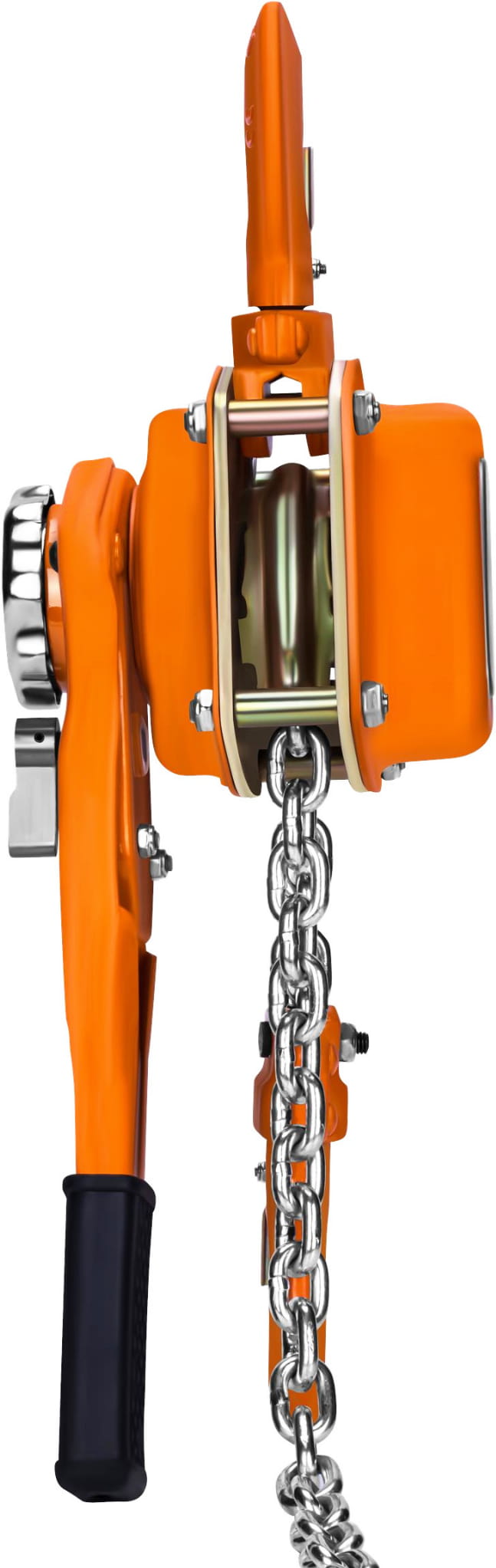 Troliu Manual cu Lant 750kg , 2 m, Kraft&Dele KD3503