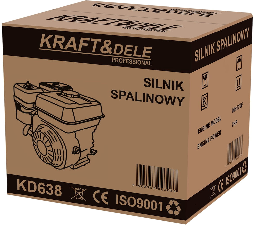 Silnik spalinowy 7KM wałek 20mm KD638 11
